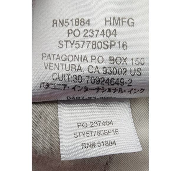 Men's Patagonia Cotton M's Puckerware Shorts Size 32 Black Grey - Picture 10 of 10